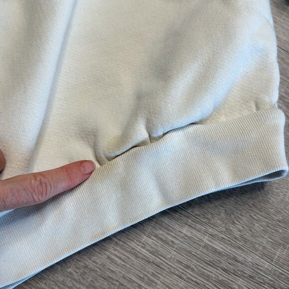 CHERRY LOS ANGELES x 818 TEQUILA Cream Crewneck Sweatshirt with Teal Print - Picture 9 of 11